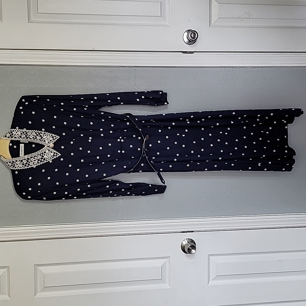 Women's Vintage Liz Claiborne Lace Collar Dress
